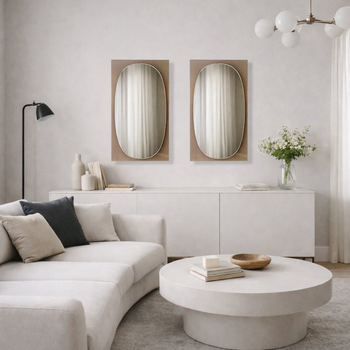 Hanah Home Espejo Ecológico Flotal-E Bronce 39 x 72 cm